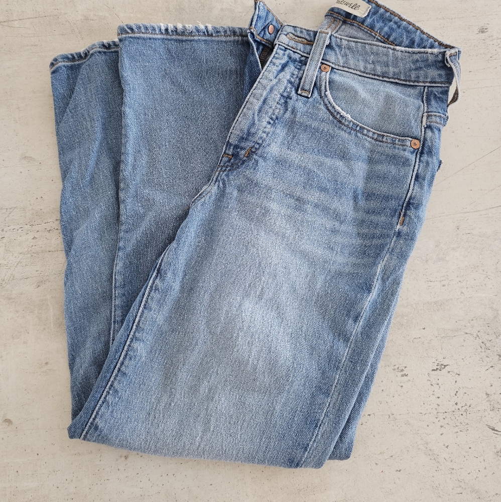 Madewell Curvy Straight Classic Jean Meadowland Wash 23P